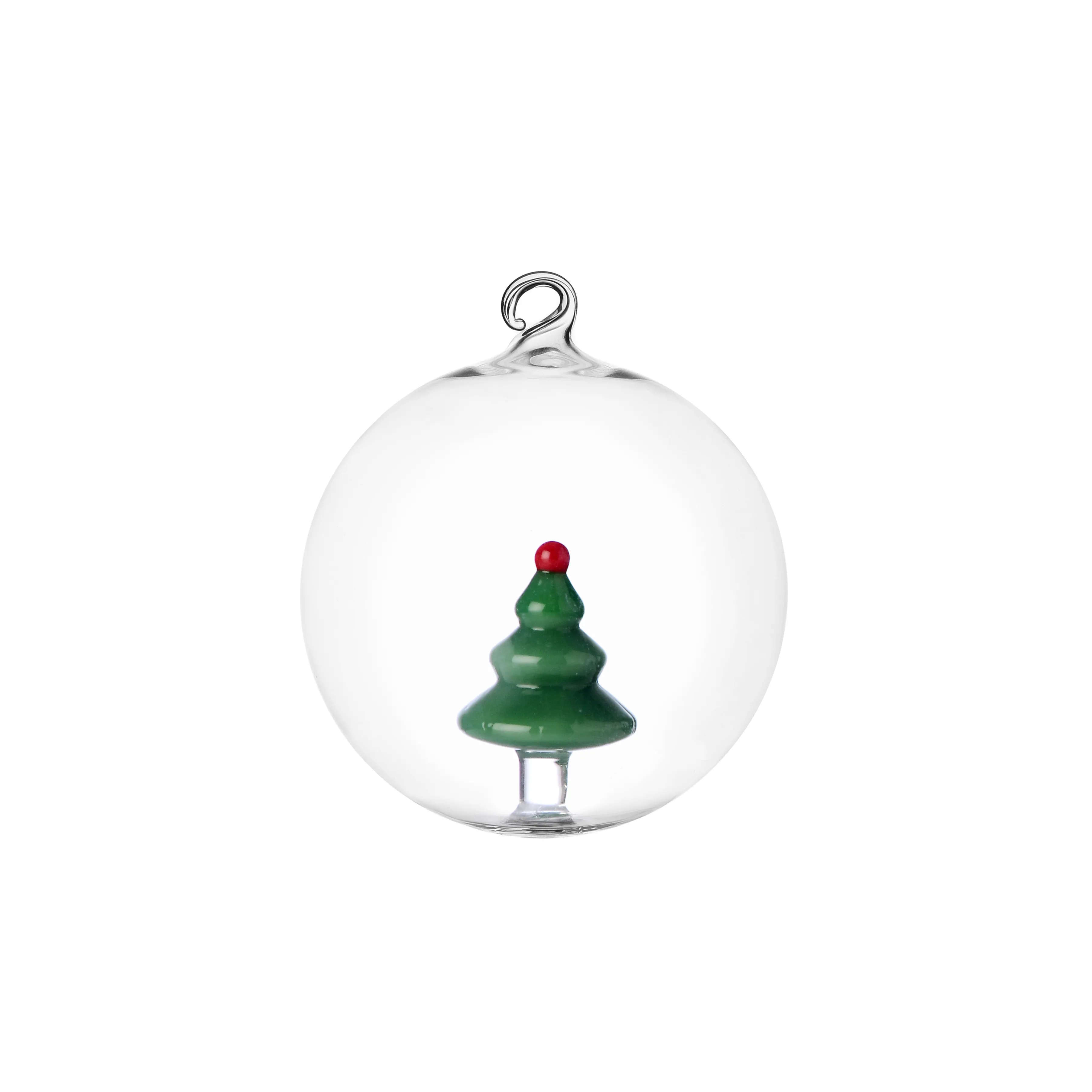 Palla Natale albero verde scuro Ichendorf Collezione Woodland Tales